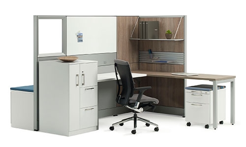 Fully Fill Out Spaces with Long Office Desk Furniture